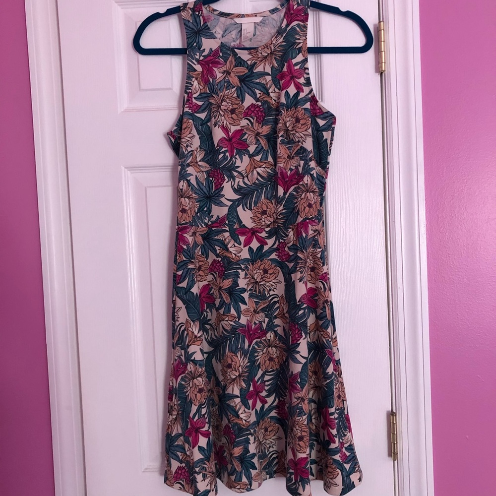 H&M Floral Print Mini Dress
